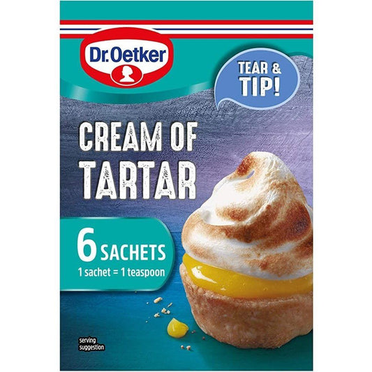 Dr Oetker Cream of Tartar 6 Sachets 30g
