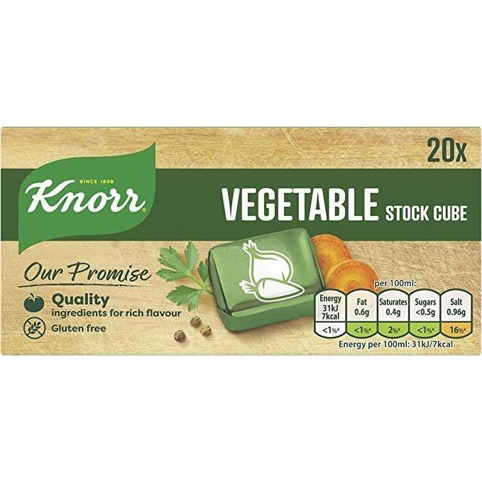 Knorr Vegetable Cube Stock 20 Pack 200g