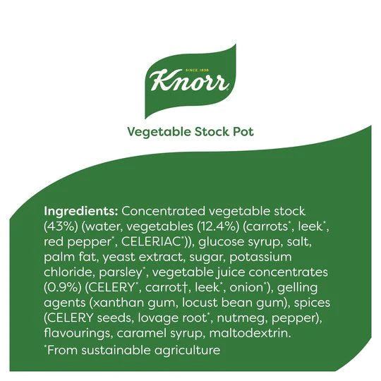 Knorr Vegetable Stock Pot 4 Pack 112g