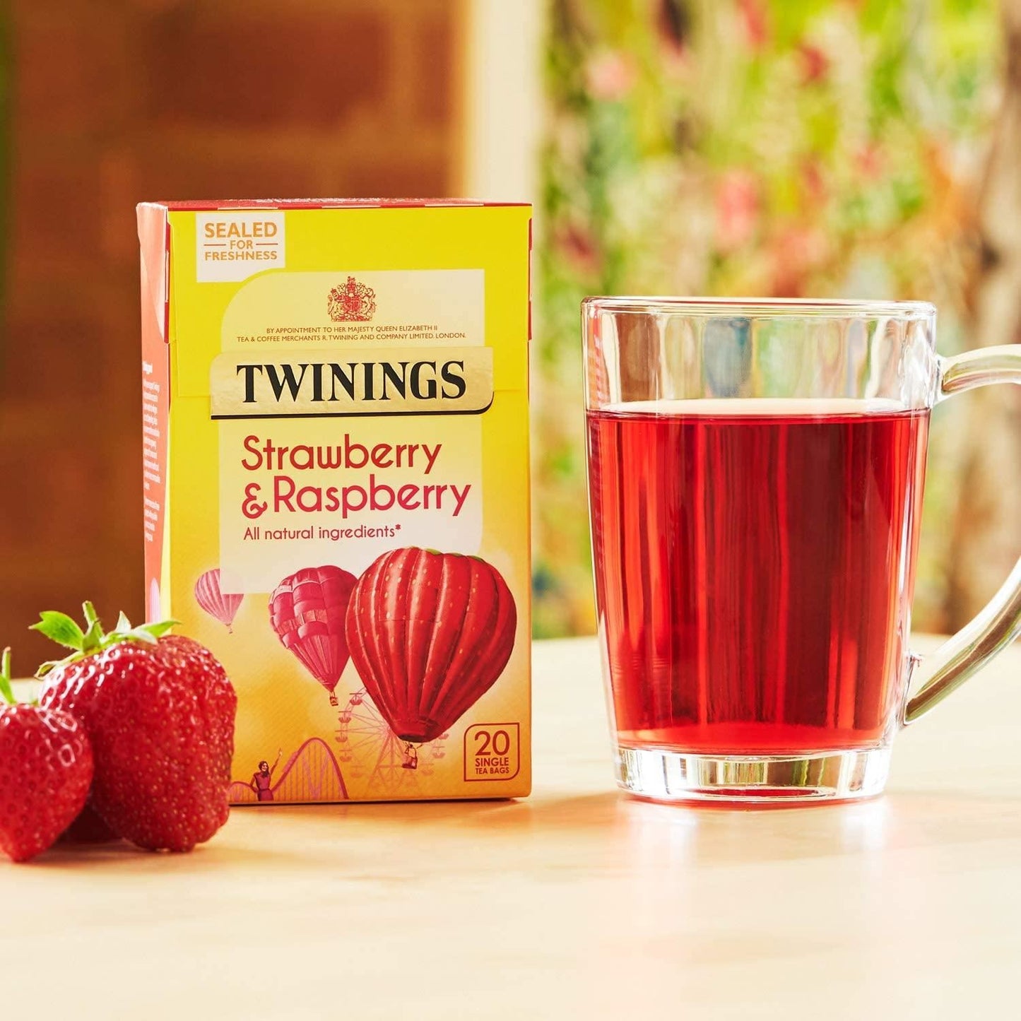 Twinings Strawberry & Raspberry Tea Bags 20 Pack 40g