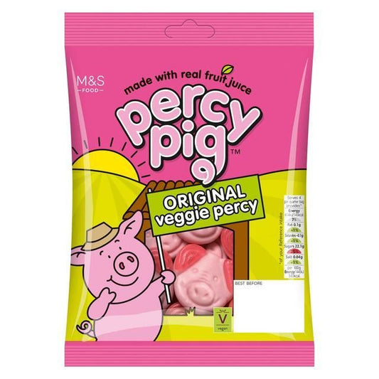 M&S Percy Pig Original Veggie Fruit Gums Bag 170g
