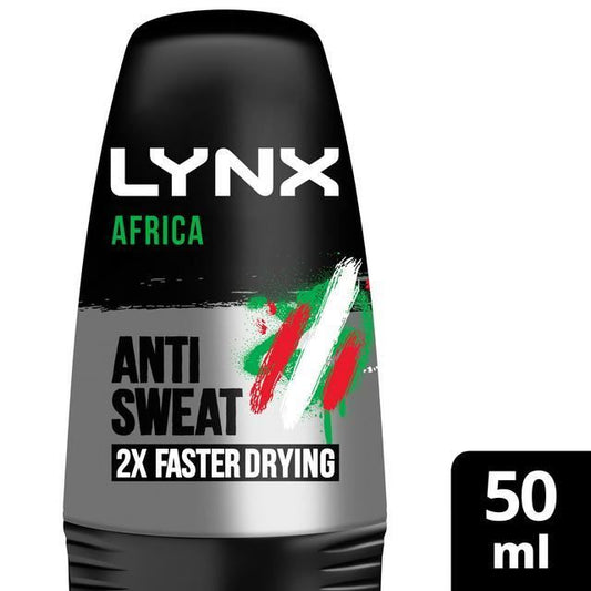 Lynx Africa Anti Perspirant Roll On 50ml