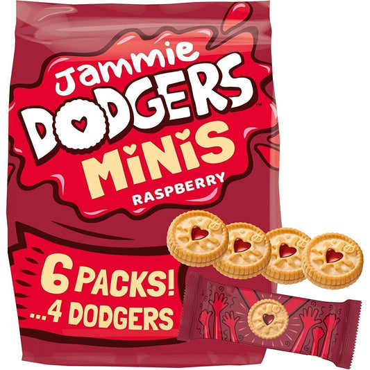 Jammie Dodgers Minis Raspberry 6 Pack 120g
