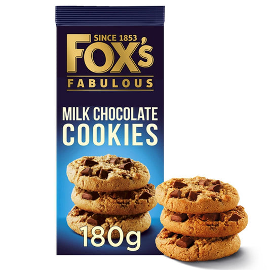 Fox's Faboulous Milk Chocolate Cookies 180g
