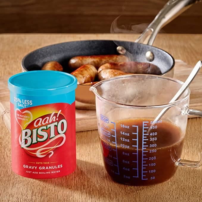 Bisto Reduced Salt Gravy Granules Drum 170g