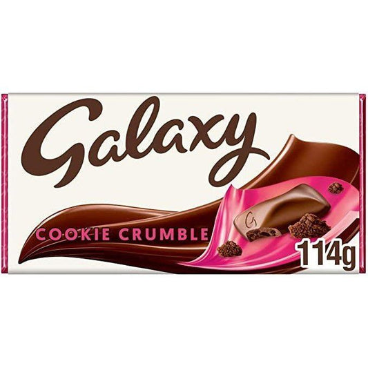 Galaxy Cookie Crumble Chocolate Bar 114g