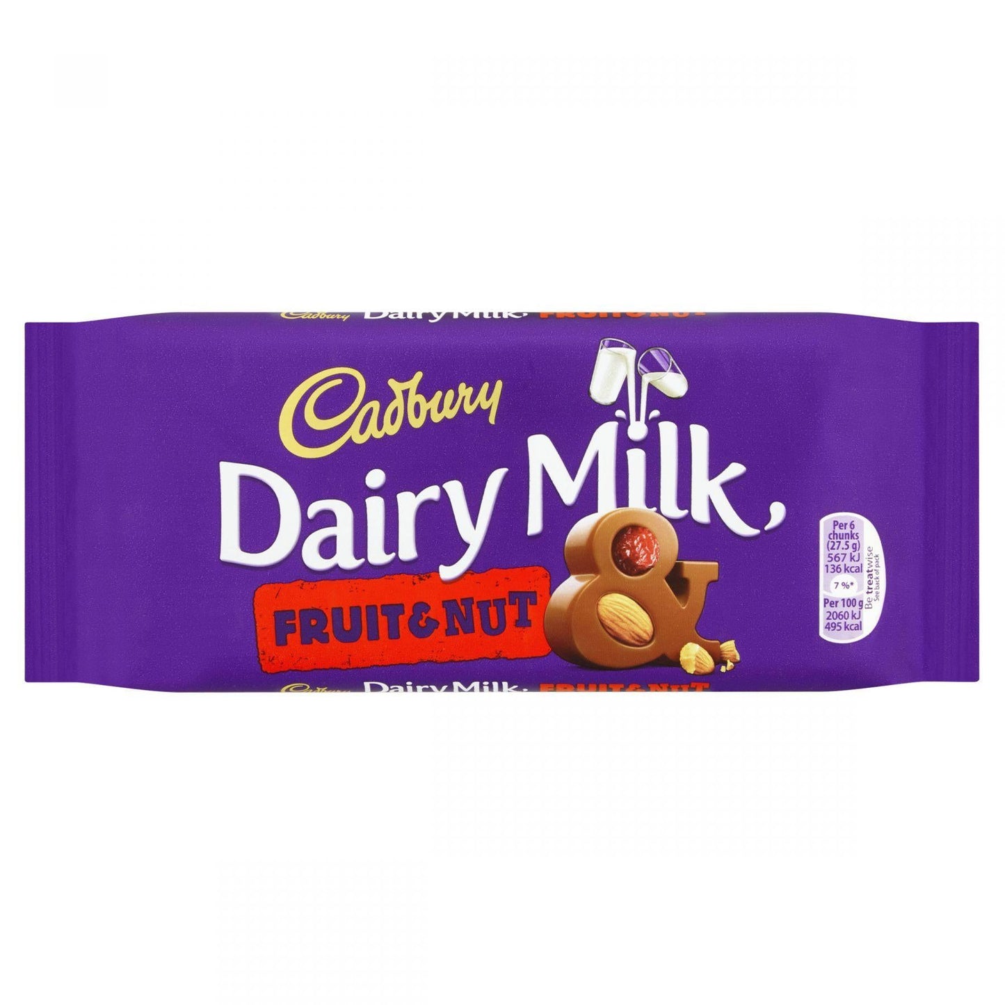 Cadbury Fruit & Nut Chocolate Bar 110g