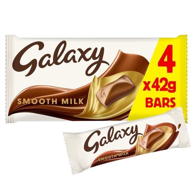 Galaxy Milk Chocolate Multipack 4 x 42g