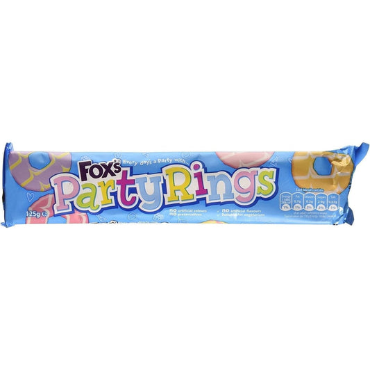 Fox's Iced Party Rings Biscuits 125g