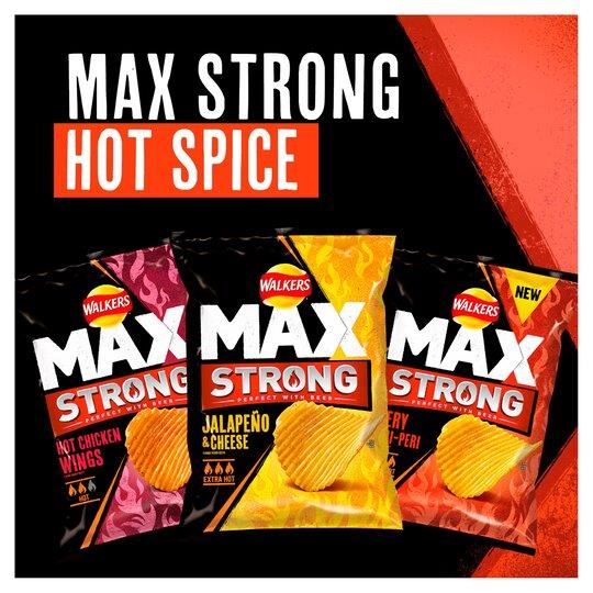 Walkers Max Strong Variety 6 Pack 27g