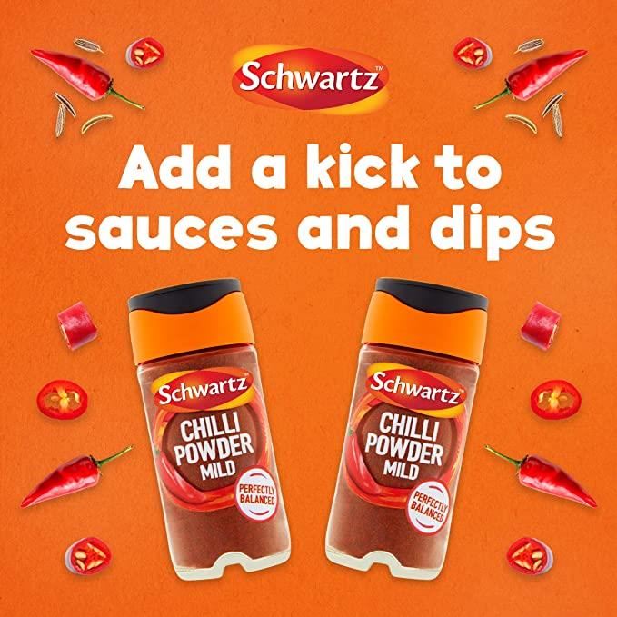 Schwartz Chilli Powder Mild Jar 38g