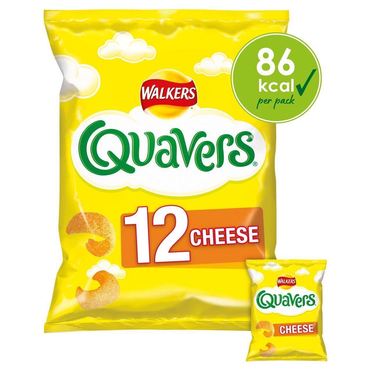 Walkers Quavers Cheese 12 Pack 16g