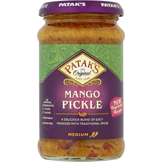Patak's Mango Pickle Medium Jar 283g