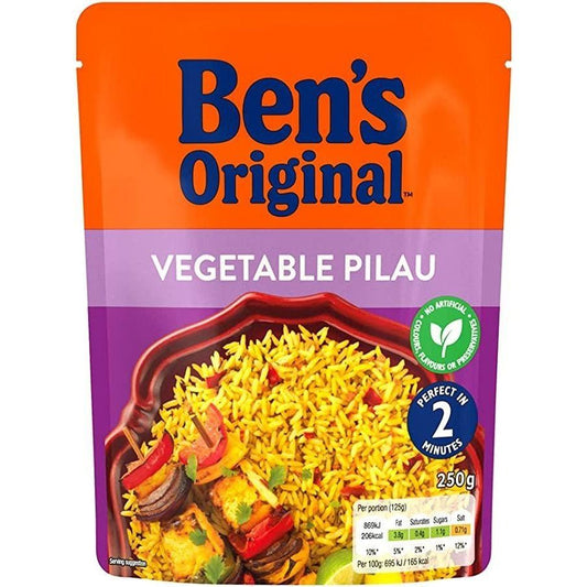 Ben's Original Vegetable Pilau Microwave Rice 250g