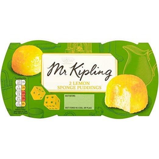 Mr Kipling Lemon Sponge Puddings 2 Pack 190g