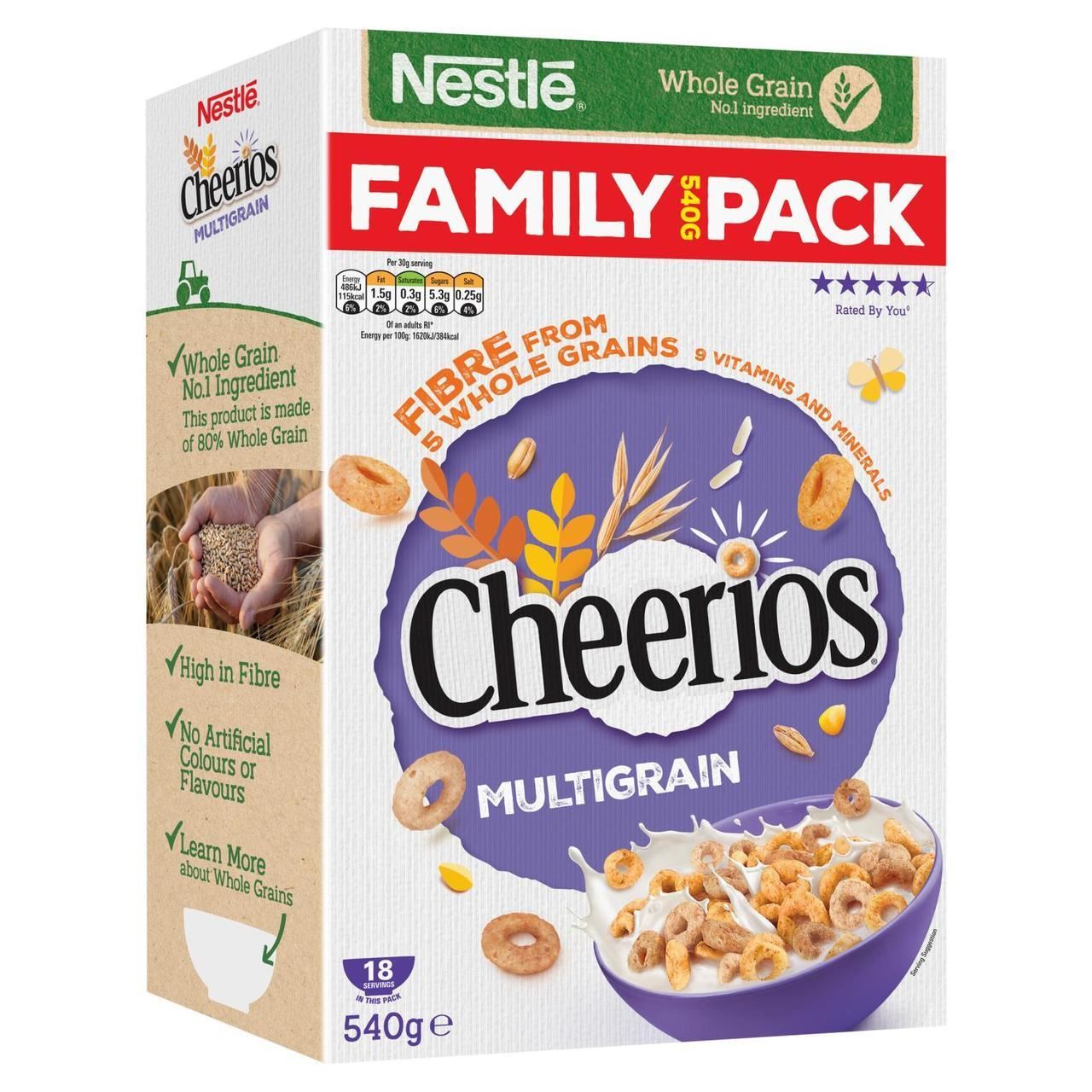 Nestle Cheerios Multigrain 540g