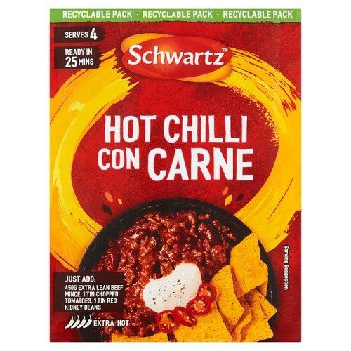 Schwartz Chilli con Carne Hot Sachet 41g
