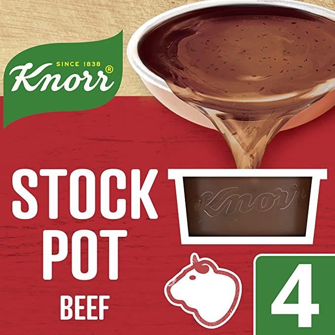 Knorr Beef Stock Pot 4 Pack 112g