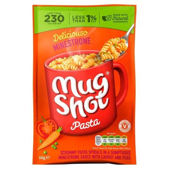 Mug Shot Minestrone Pasta Sachet 60g