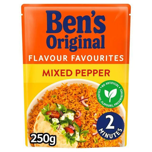 Ben's Original Mixed Pepper Microwave Rice 250g