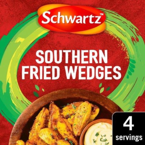 Schwartz Southern Fried Wedges Sachet 35g