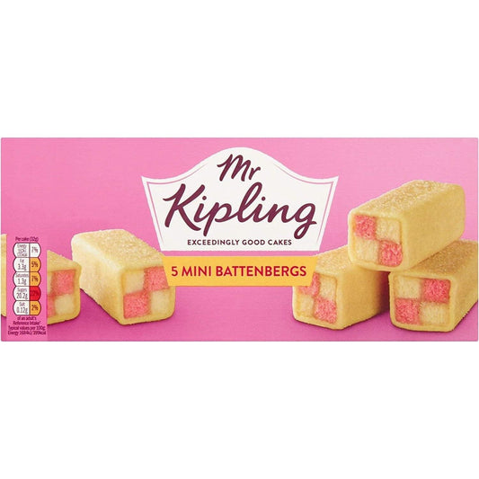 Mr Kipling Mini Battenbergs 5 Pack 160g