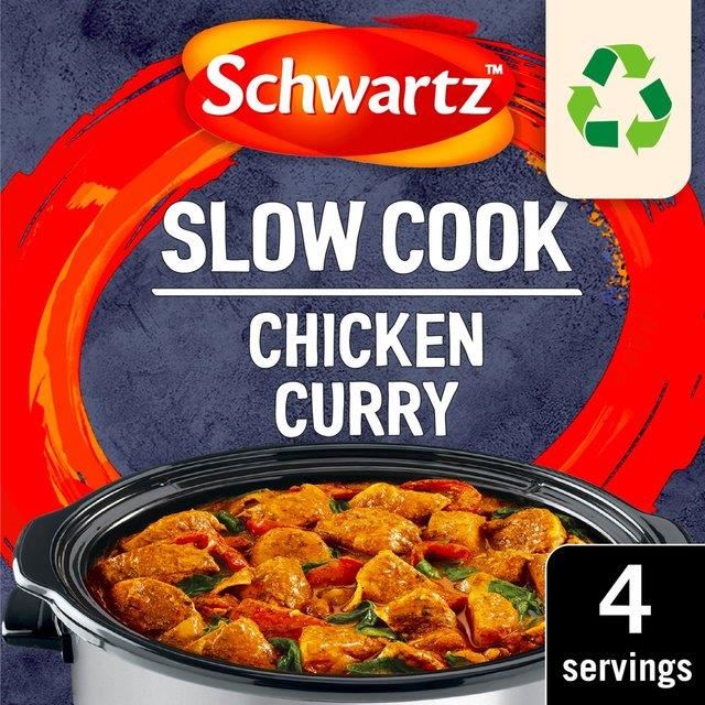 Schwartz Slow Cookers Chicken Curry Recipe Mix Sachet 33g