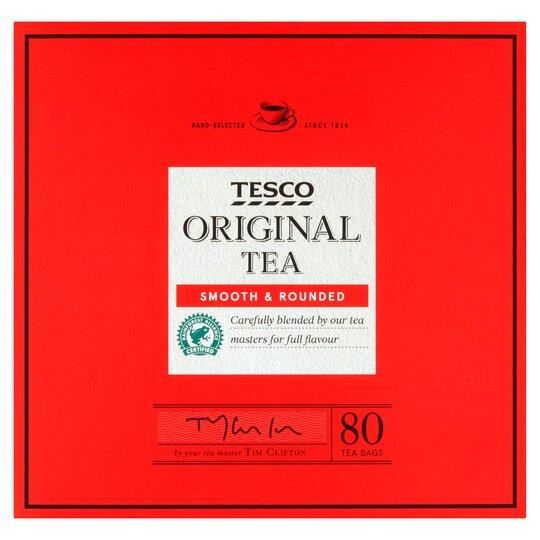 Tesco Original Tea Bags 80 Pack 250g