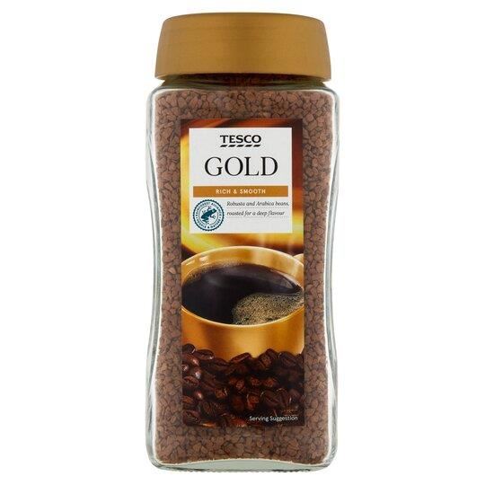 Tesco Gold Instant Coffee Jar 200g