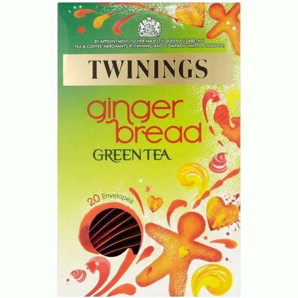 Twinings Gingerbread Green Tea Bags 20 Pack 40g