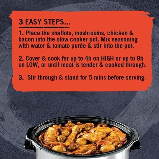 Schwartz Slow Cookers Chicken Curry Recipe Mix Sachet 33g