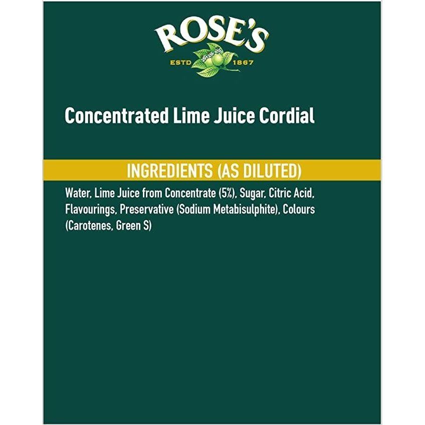 Rose's Lime Juice Corial 1l