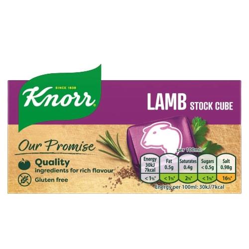 Knorr Lamb Cube Stock 8 Pack 80g