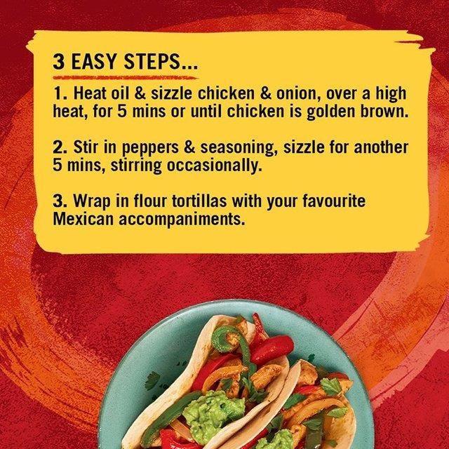 Schwartz Chicken Fajitas Recipe Mix Sachet 35g