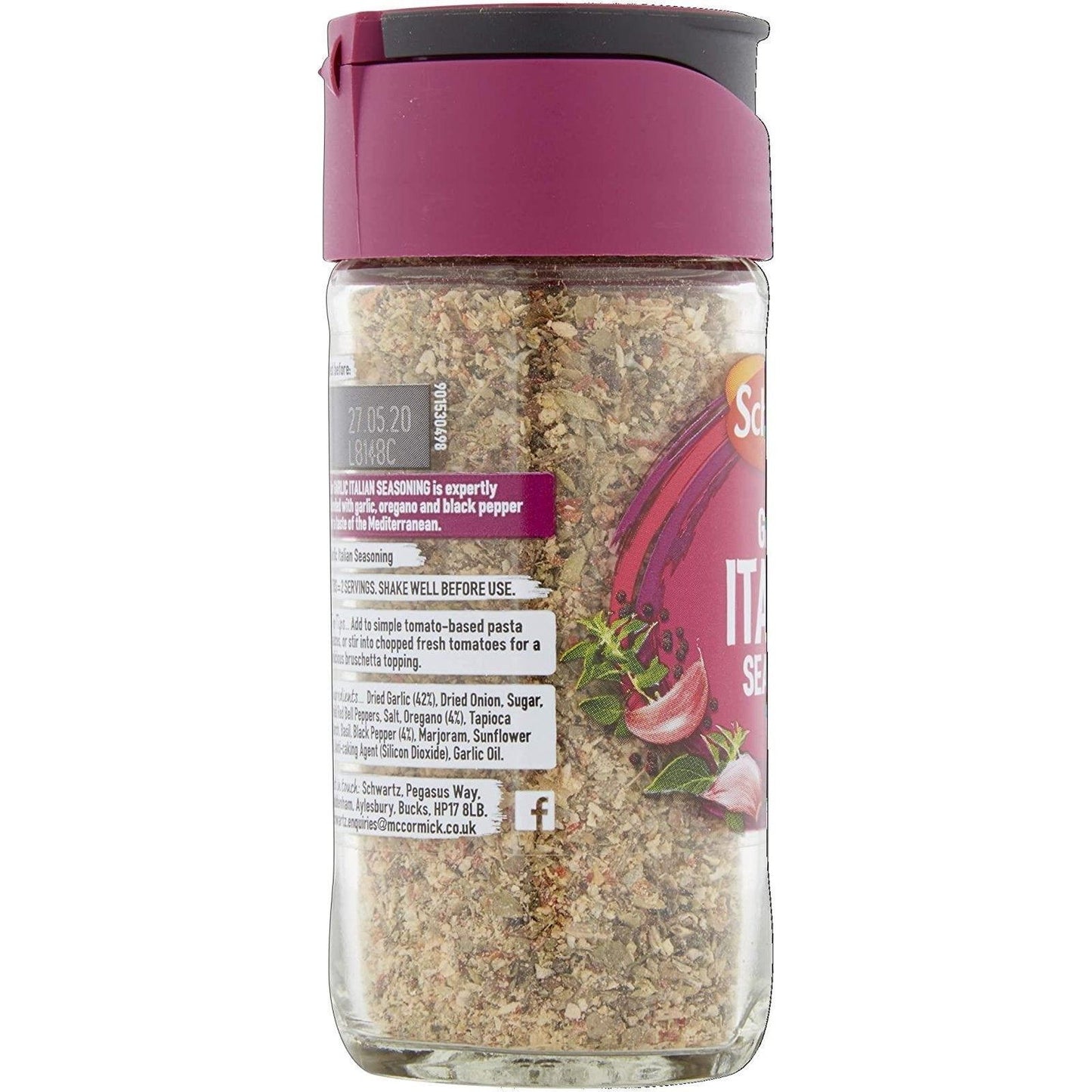 Schwartz Garlic Italian Seasoning Jar 43g