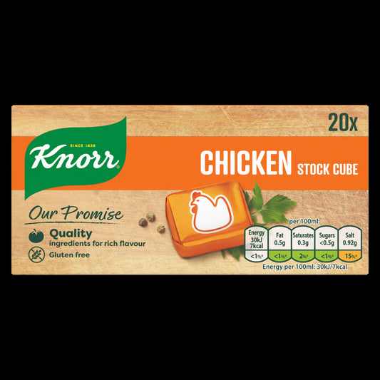 Knorr Chicken Cube Stock 20 Pack 20g