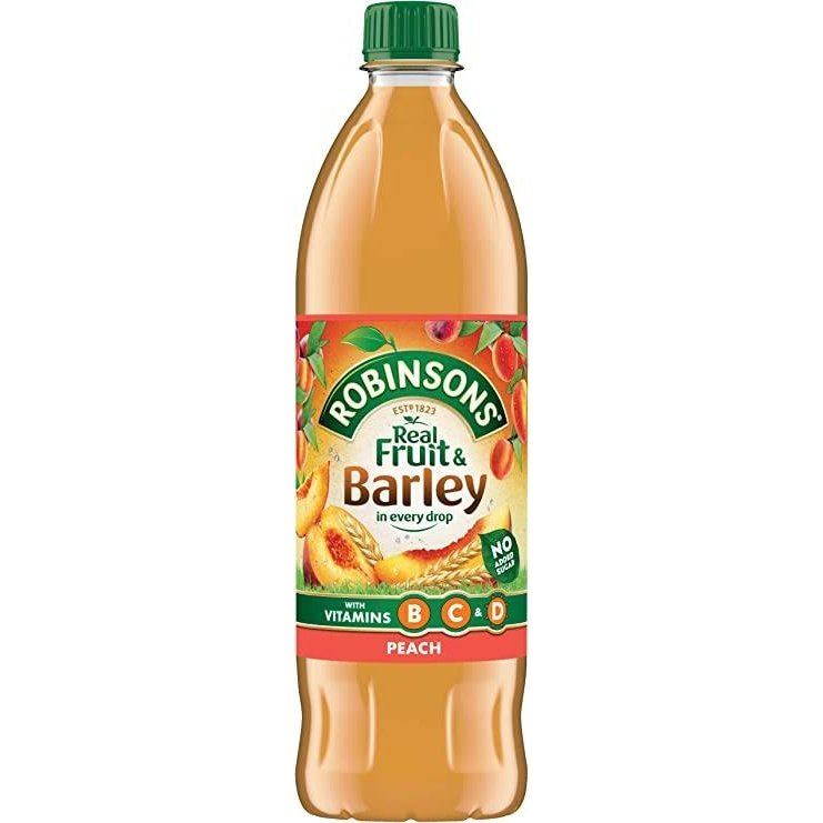 Robinsons Fruit & Barley, Peach No Added Sugar 1L