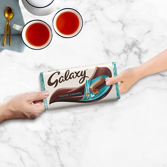 Galaxy Salted Caramel Chocolate Bar 135g