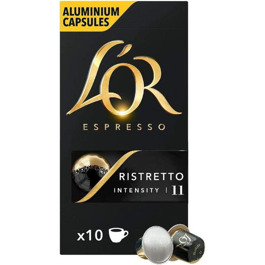 L'or Espresso Ristretto Intensity 11 10 Capsules 52g