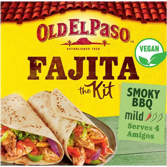 Old El Paso Fajita Kit Smoky BBQ Mild 500g