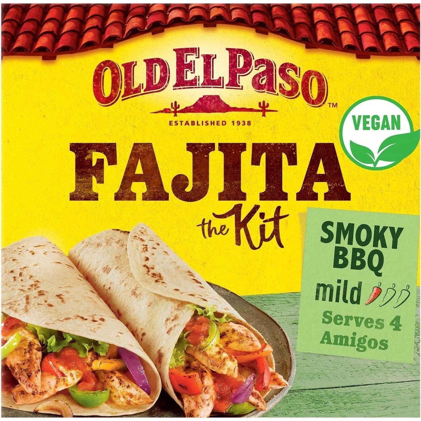 Old El Paso Fajita Kit Smoky BBQ Mild 500g