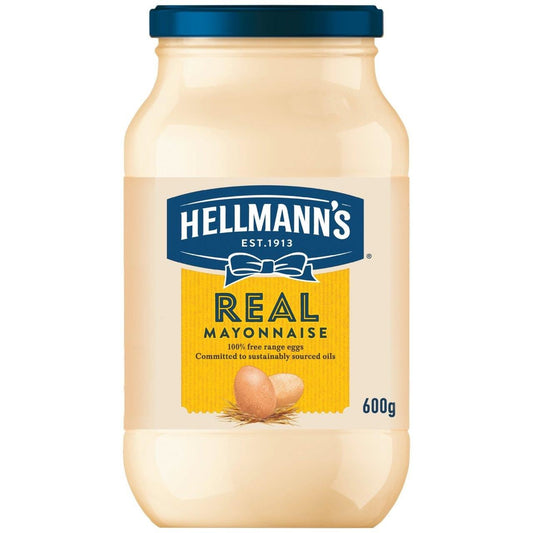 Hellmann's Real Mayonnaise Jar 600g