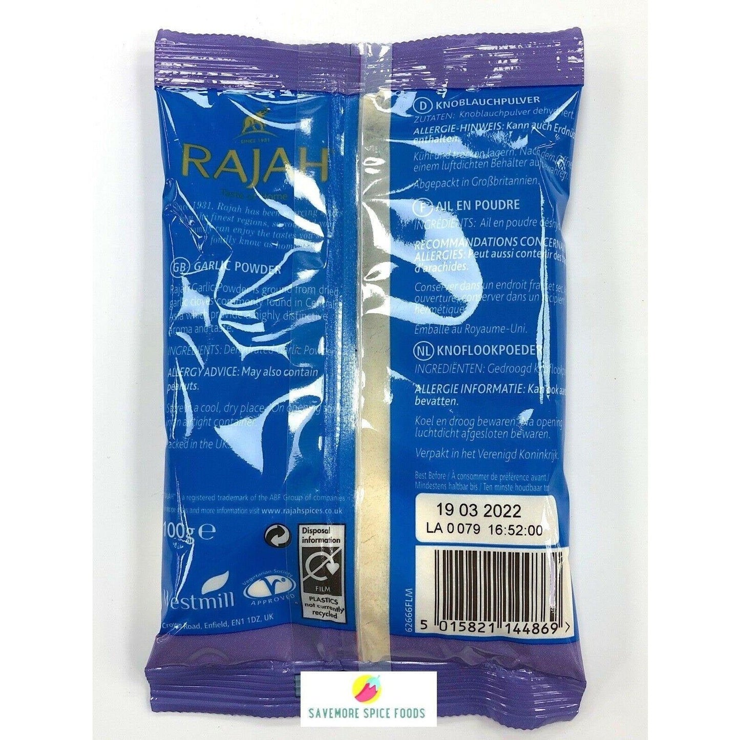 Rajah Garlic Powder 100g