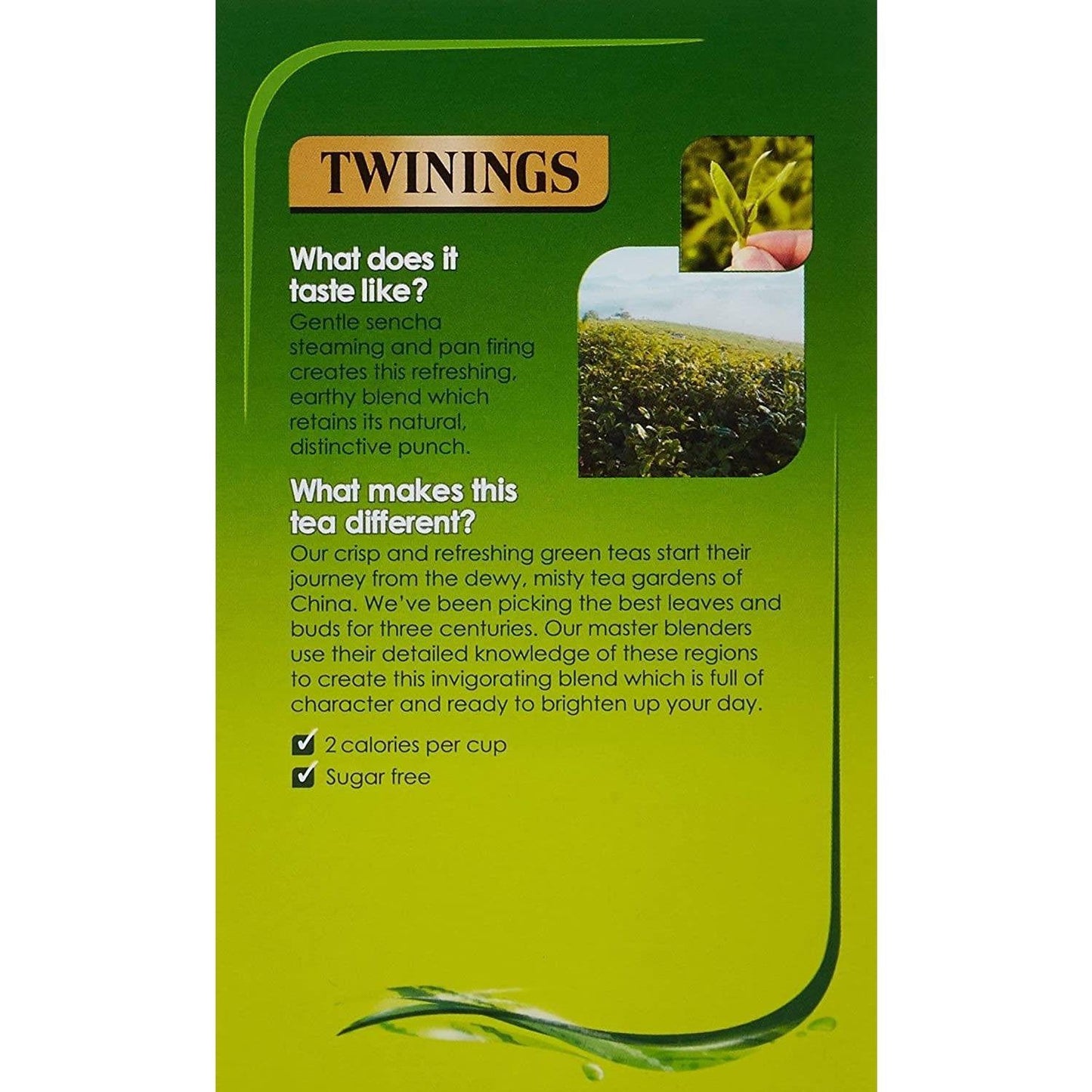 Twinings Decaffeinated Pure Green Tea Bags 20 Pack 35g