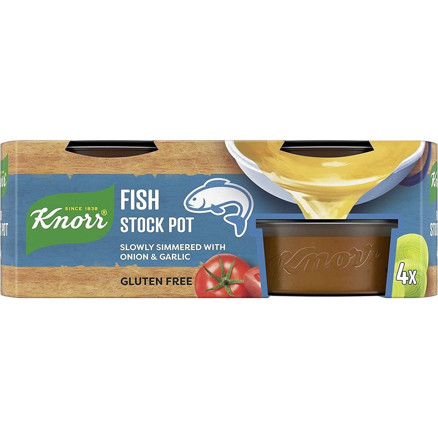 Knorr Fish Stock Pot 4 Pack 112g