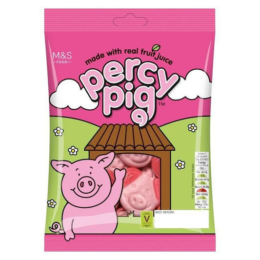 M&S Percy Pig Fruit Gums Bag 170g