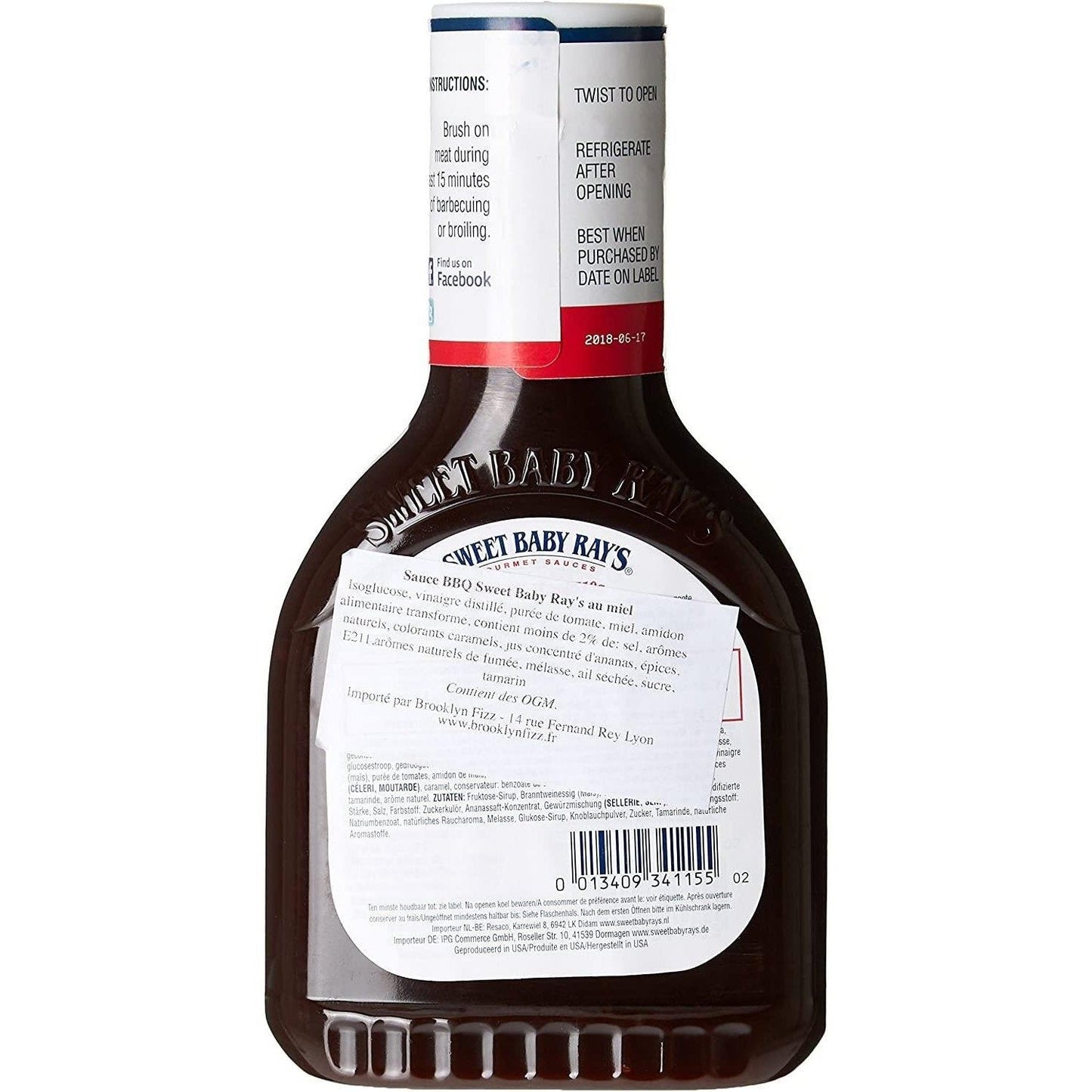 Sweet Baby Ray's Barbecue Sauce 510g