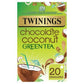 Twinings Chocolate Coconut Green Tea Bags 20 Pack 40g