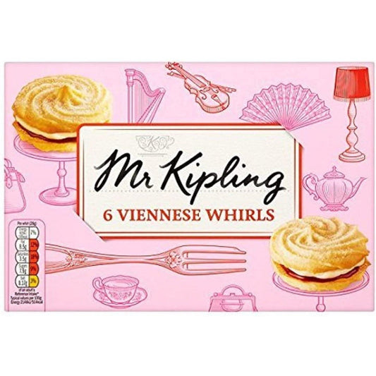 Mr Kipling Viennese Whirls 6 Pack 168g