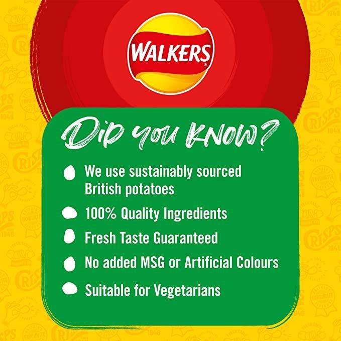 Walkers Classic Variety Crisps 6 Pack 25g